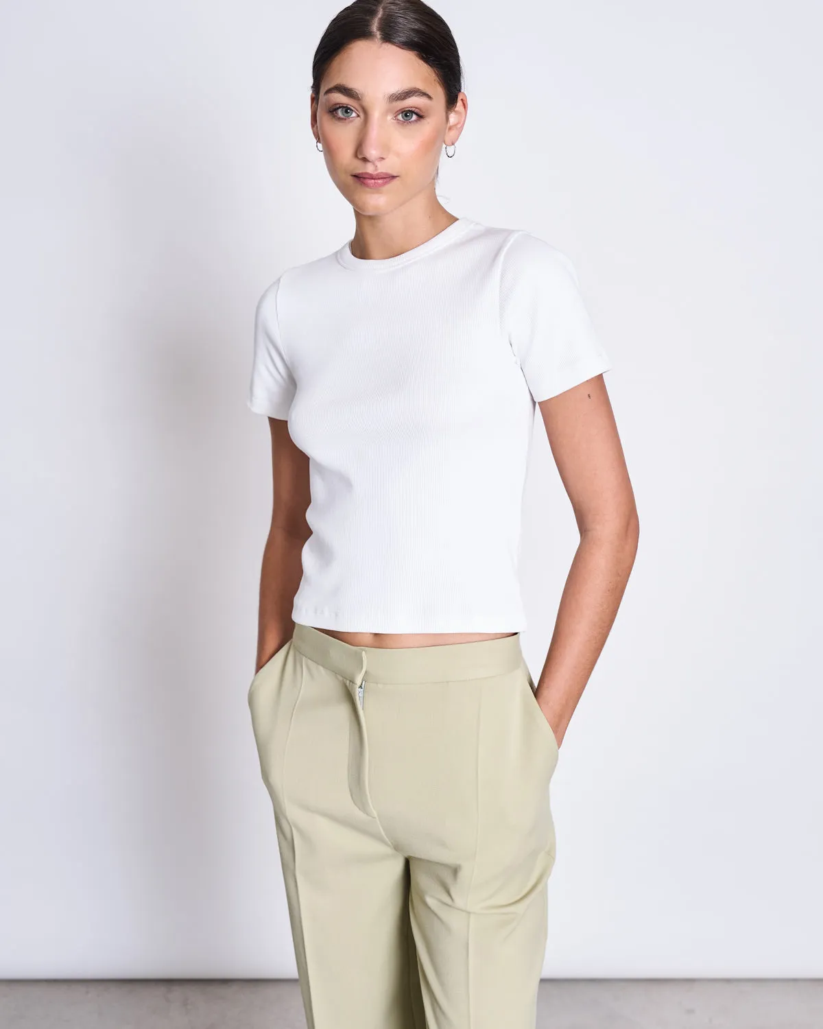 WIDE PANTS CORALIA PISTACHIO