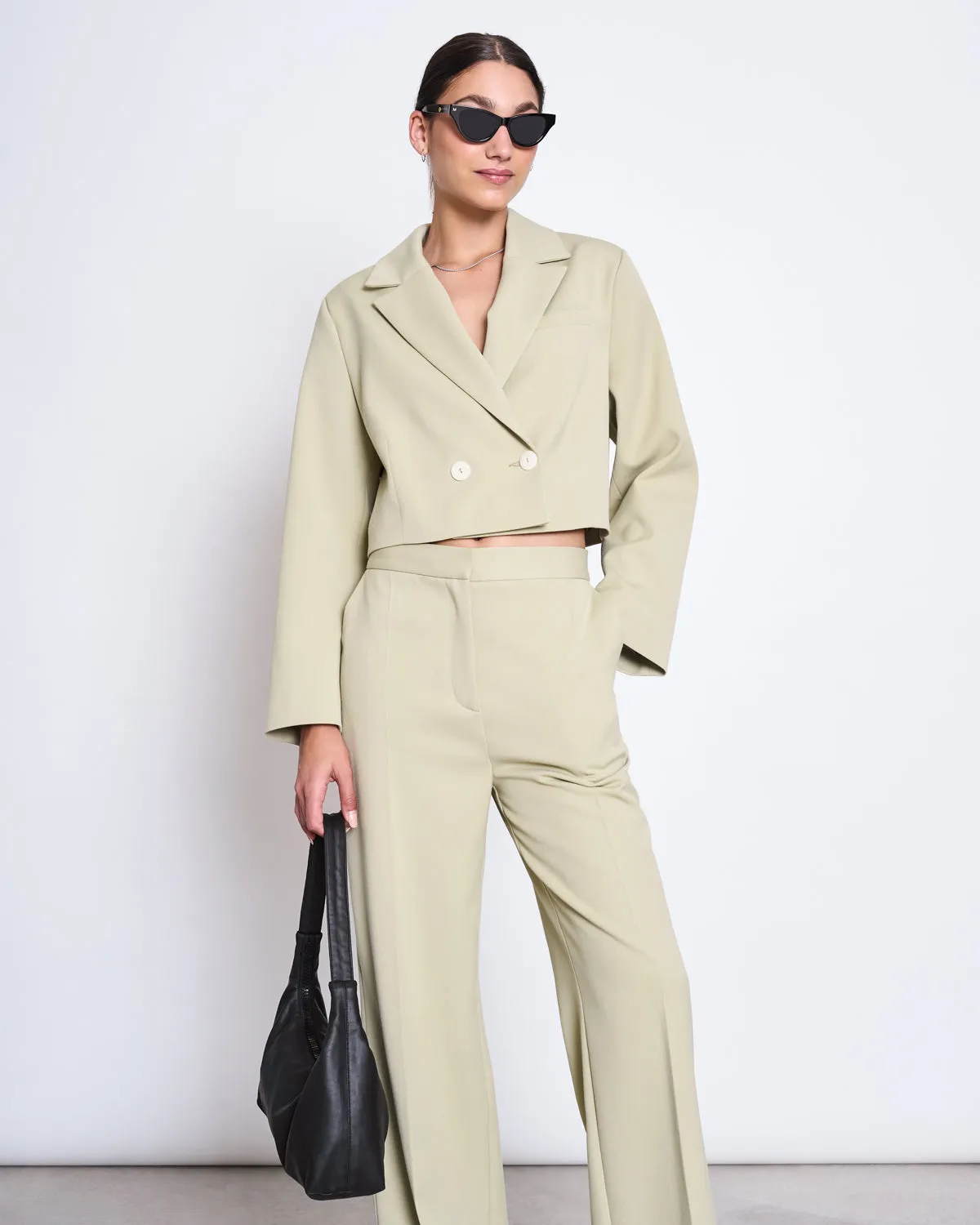 WIDE PANTS CORALIA PISTACHIO