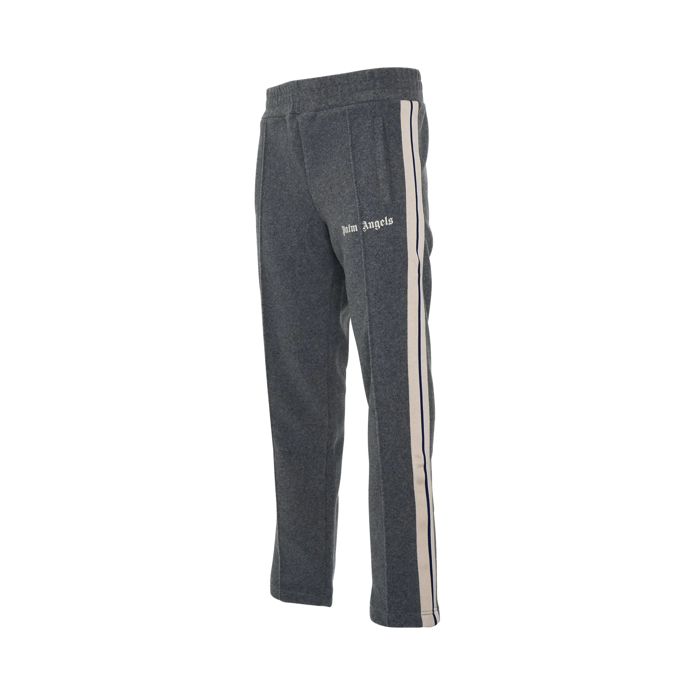 Wool Track Pants in Black