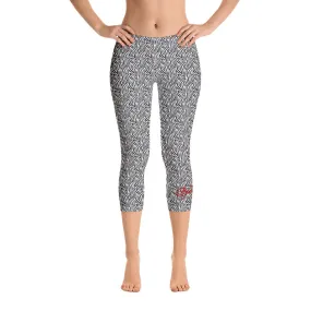 Zebra Capri Leggings